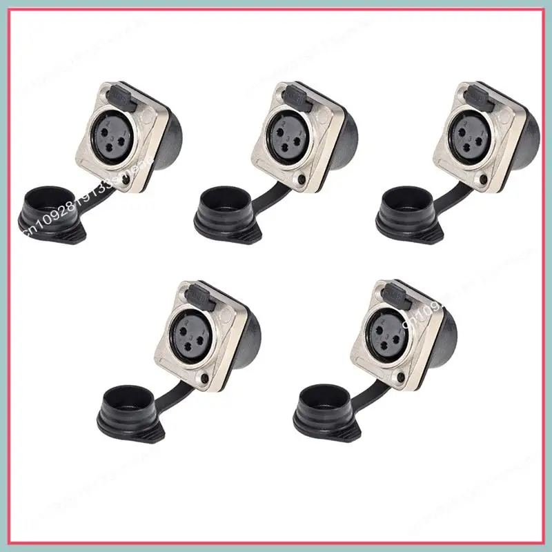 

N94R 3 Pole Holder 3 Pole Waterproof Male And Female Microphone Audio Plug Xlr Balanced Threaded XLR Head Holder, Easy To Use A