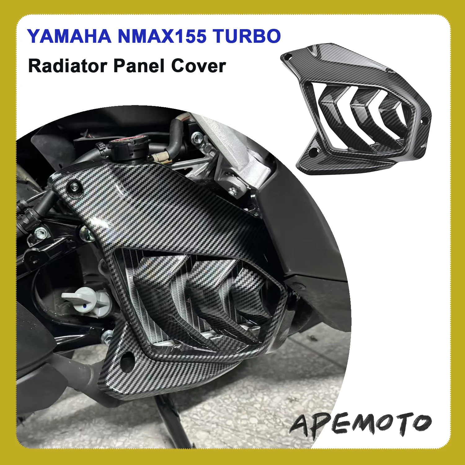For YAMAHA NMAX155 TURBO Motorcycle Radiator Grille Guard Cover Protector Radiator Panel Cover nmax 2025 NMAX155 V3 NEO