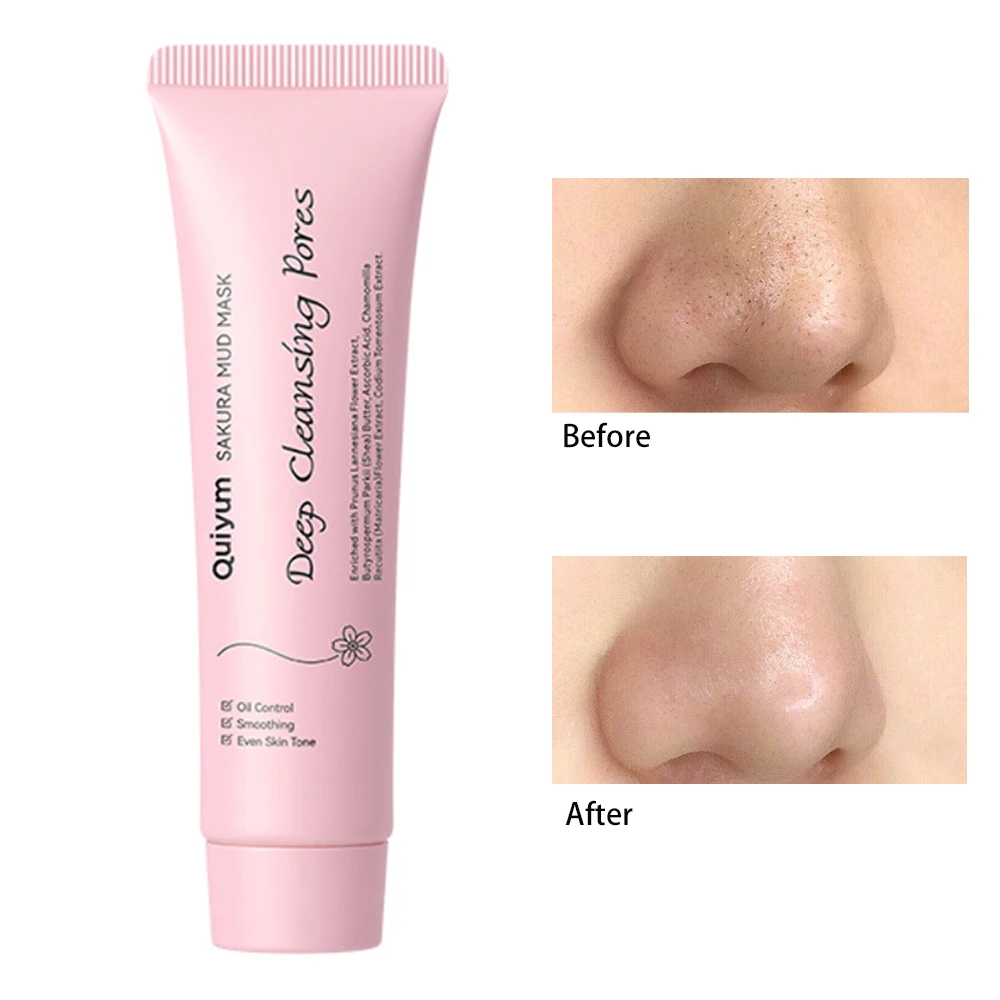 Sakura Mask For Face Cleaning Maseczka Black Head Remover Mascara Facial Skin Care Masque Anti Point Noir Visage De Soin Femme