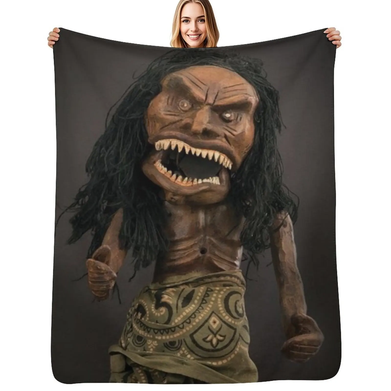 

zuni doll. Throw Blanket Durable Warm Blanket for Daily Home Use