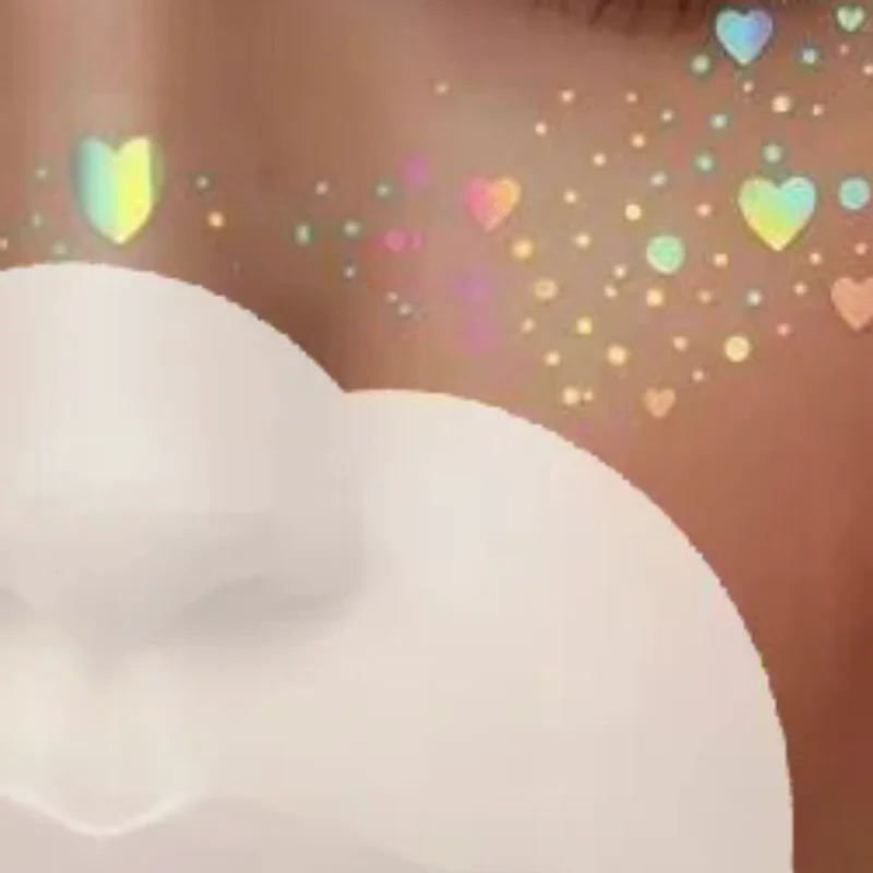 6 Sheets Waterproof Temp Tattoos Glitter Freckles Holographic Stickers Heart Freckle Tattoos Glitter Decals