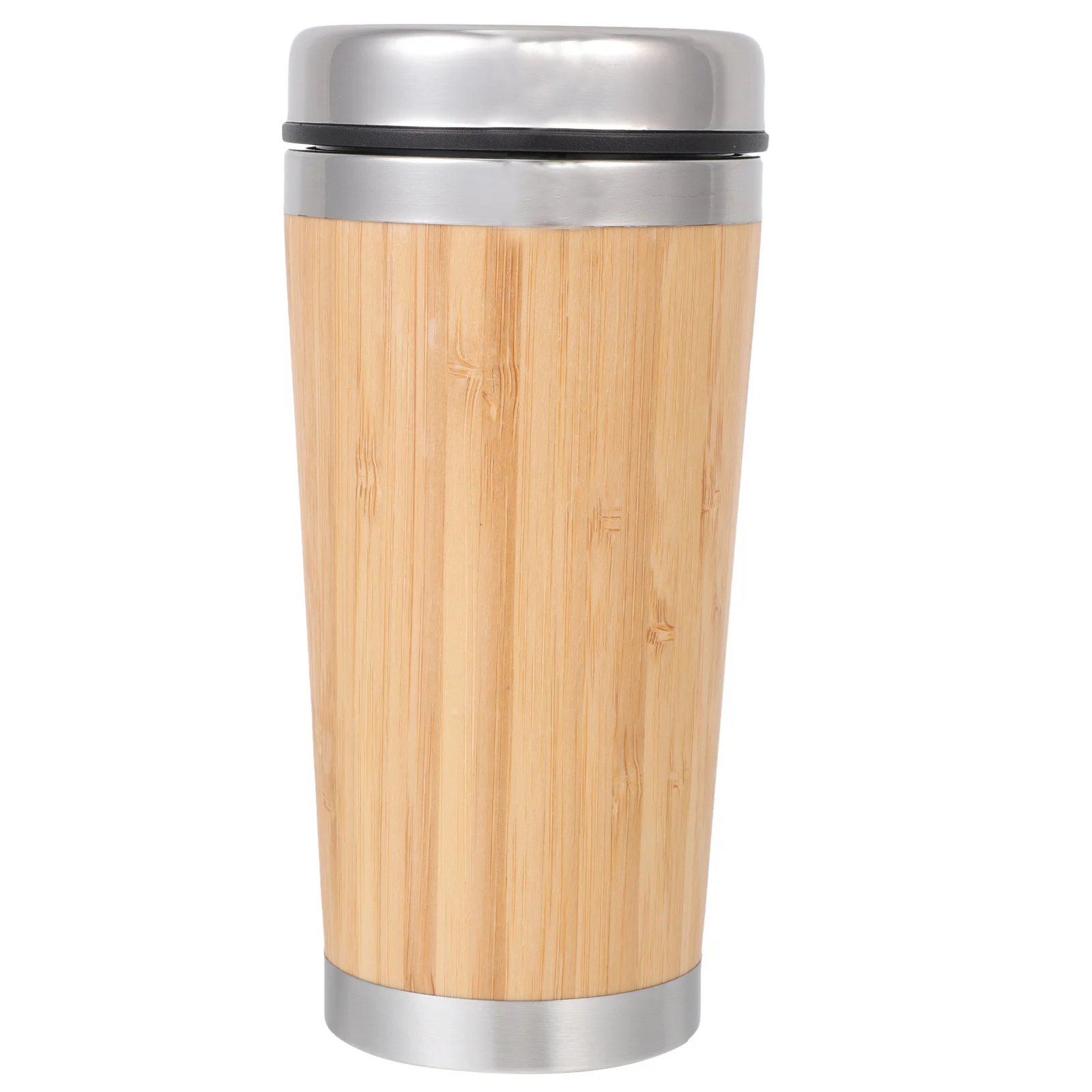 

Stainless Steel Cup Drink for Home Outdoor Coffee Household Water Bamboo Insulated Bottle Office Mug