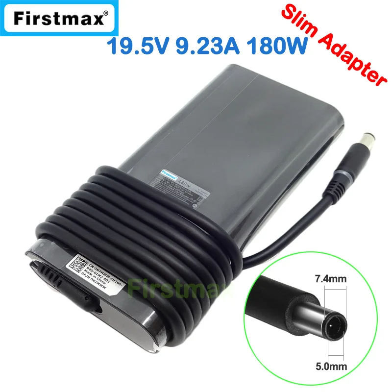 Laptop Charger Adapter para Dell Alienware 13 r3 14 r1 15 r2 r3 g3 15 3579 17 3779 P72f001 g5 15 5587 g7 15 7588 19.5v 9.23a 180w