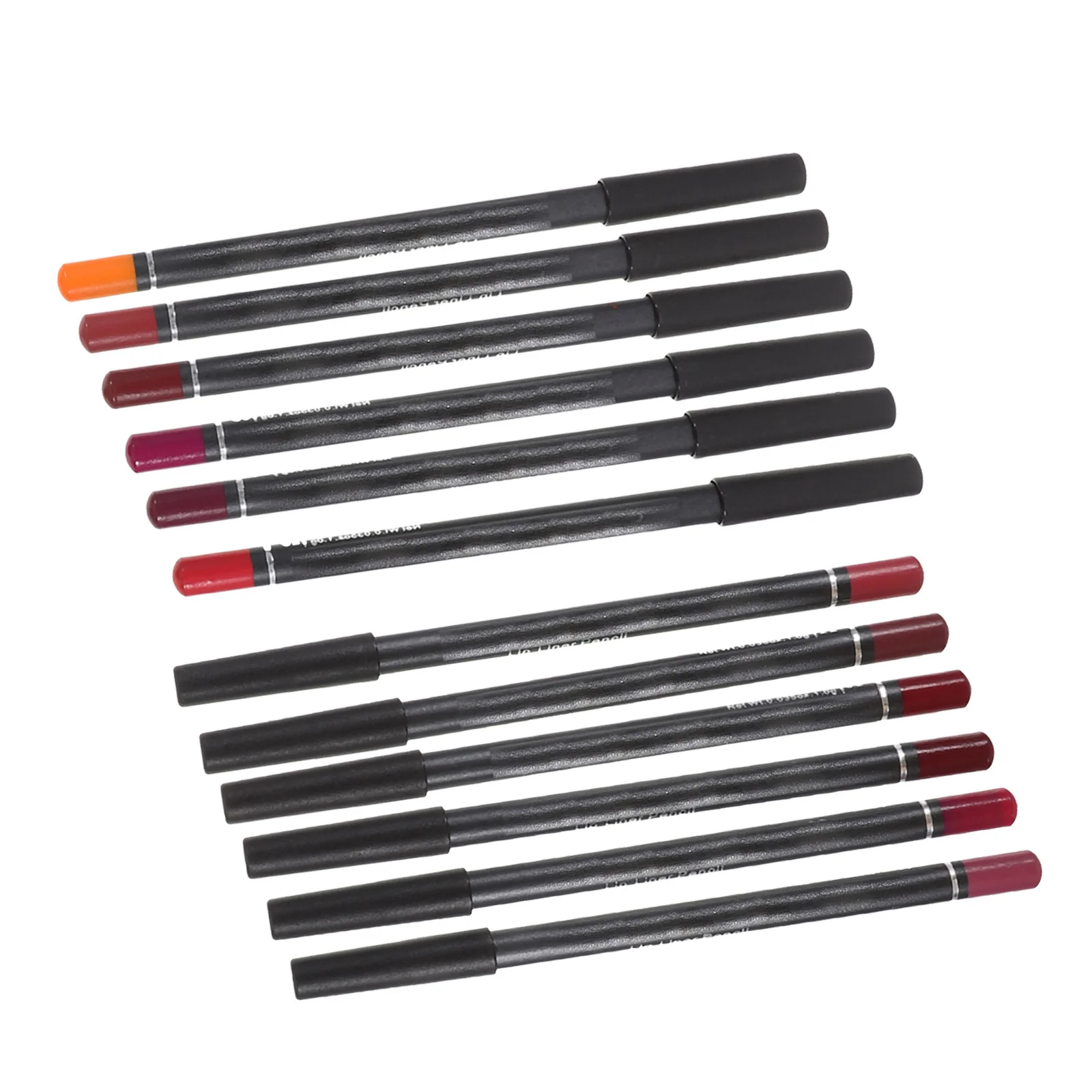 12pcs Lip Liner Set Waterproof Long-Lasting Makeup Lip Pencil Natural Stereo Look Accessory For Women