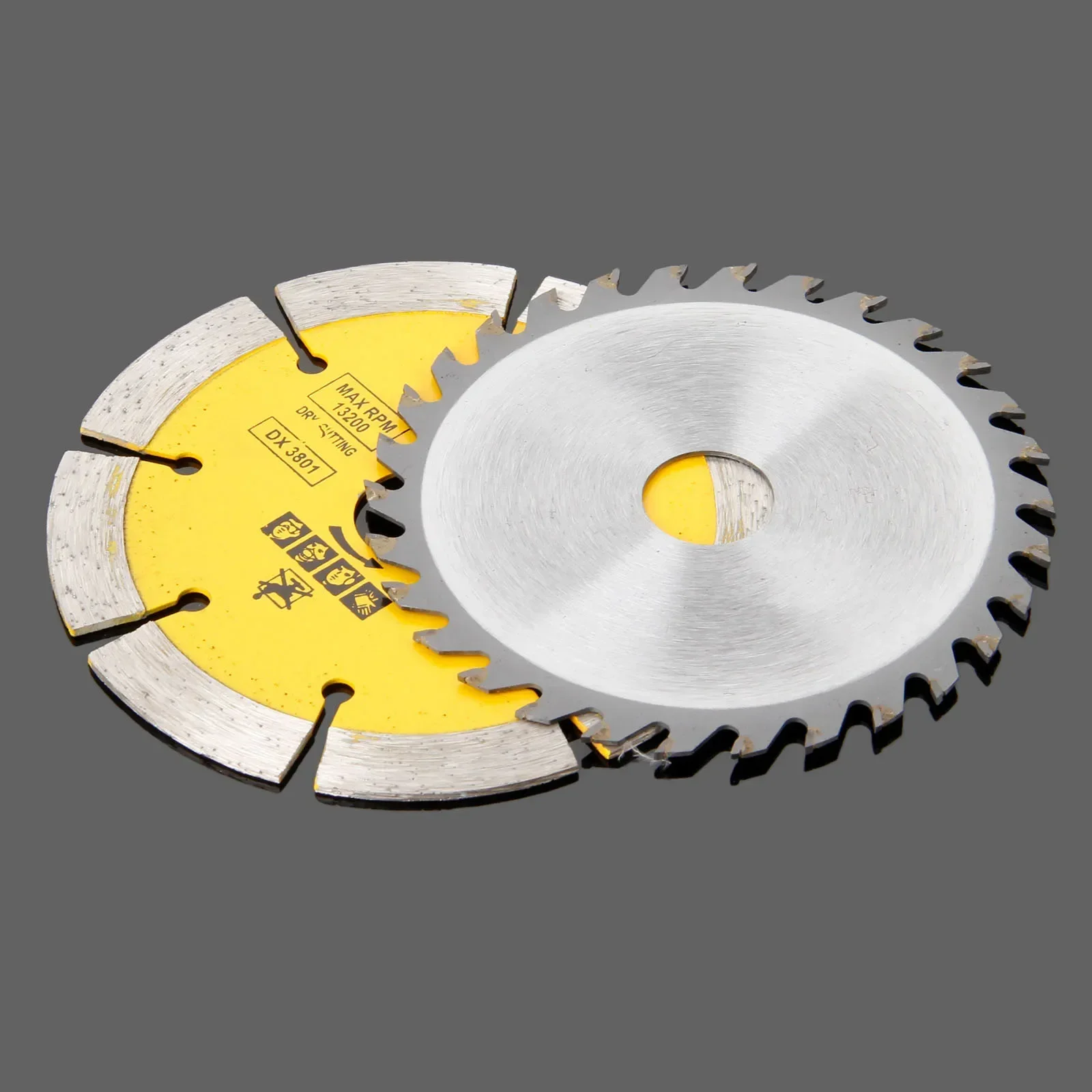 10Pcs/Set Metal Grinding Cutting Saw Blade Disc Marble Polishing Rotary Wheel Impeller Spanner Conversion Kit for Electric Drill