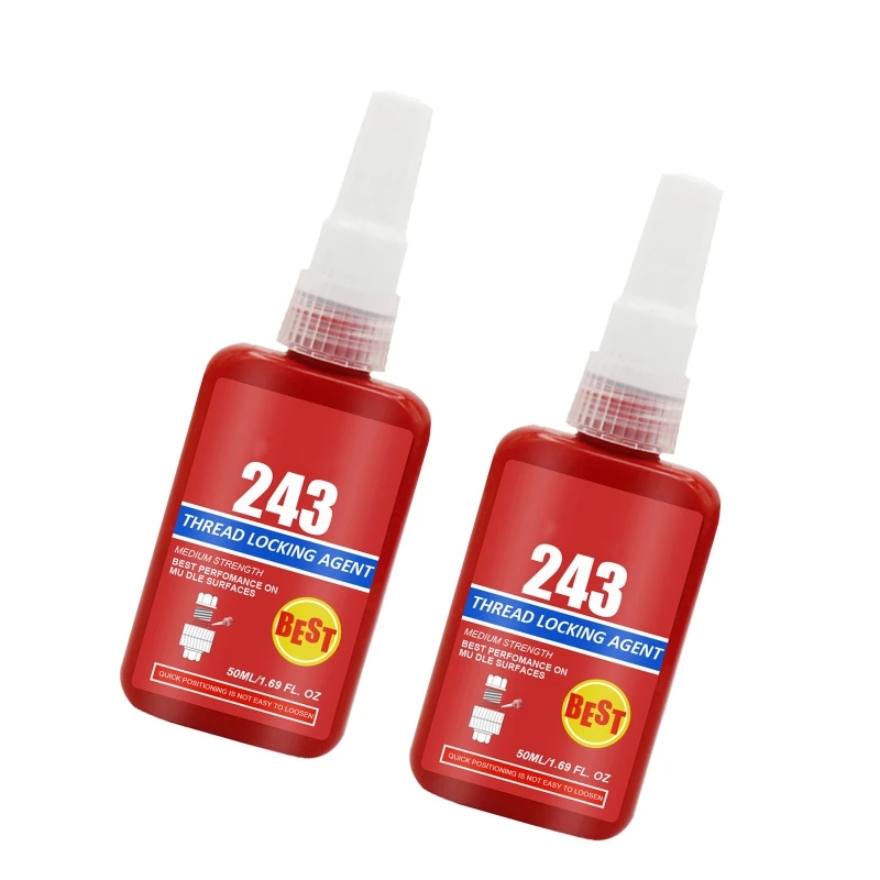 Thread Locking Agent Temperature Resistant High Strength Adhesive Sealant for Pipe Thread, 50ml/Bottle H7EC
