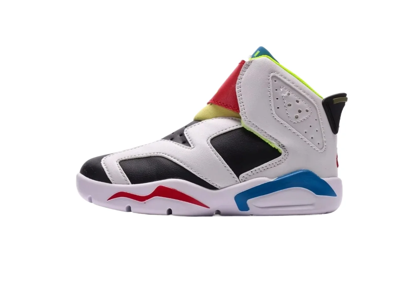 Nike Air Jordan 6 Retro Boy and Girls Shoes Classics Nike Sneaker Kids Magic Tap Shoes