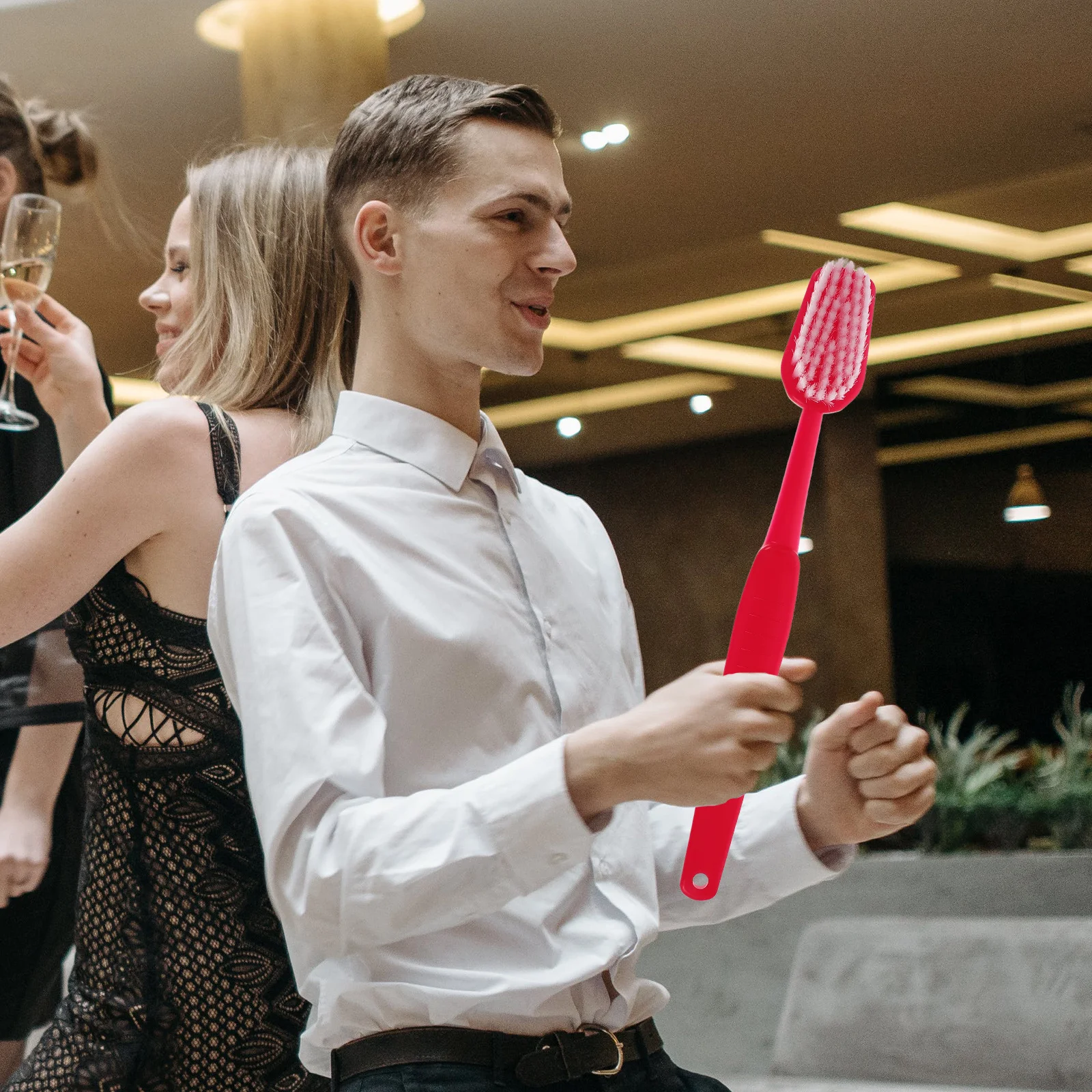 

Giant Toothbrush Prop Big Decorative Photo Party Prank Accessory For Halloween Cosplay Bath Fun Unique Joke Gift