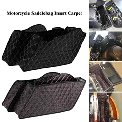 Motorcycle Saddlebag Insert Carpet Liner For Harley Touring Road King Ultra Street Glide Electra Glide Limited FLHTKSE 2014-2022