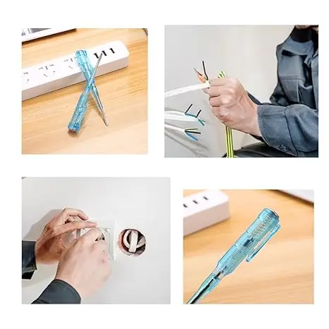 

Voltage Detector Electroprobe Electric Alert Tester Volt Test Pen Plastic Handle Screwdriver Home Electricity Tools