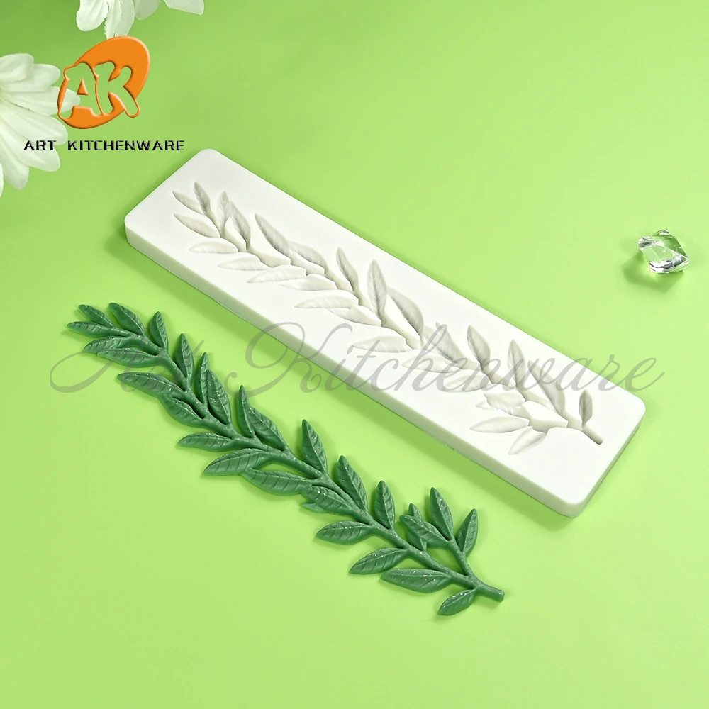 Flower Vine Silicone Mold Grass Leaves Cake Baking Decoration Chocolate Mold Pudding Starfish Silicone Mold