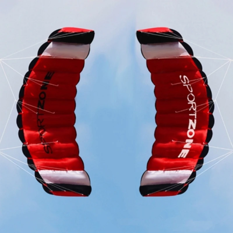 ว่าวไคท์เซิร์ฟแบบสองเชือกสำหรับผู้เริ่มต้น รุ่นใหม่ สำหรับผู้ใหญ่ ว่าวพาราฟอยล์ ว่าวสำหรับเล่นกีฬากระโดดร่ม ว่าวสำหรับมืออาชีพ