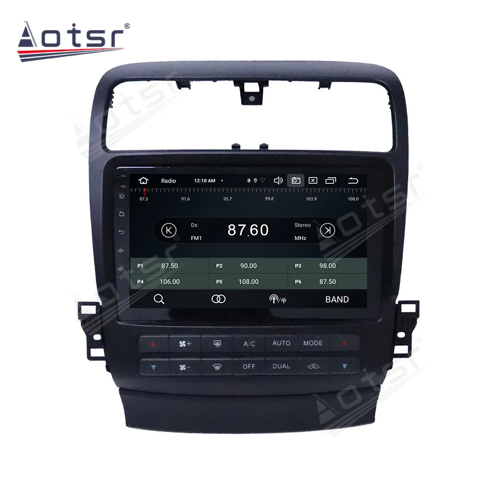 For Acura TSX 2002-2013 Android 10.0 4+64 Car GPS Navigation Radio Unit Carplay Touch Screen Auto Stereo 4GLTE Multimedia Player