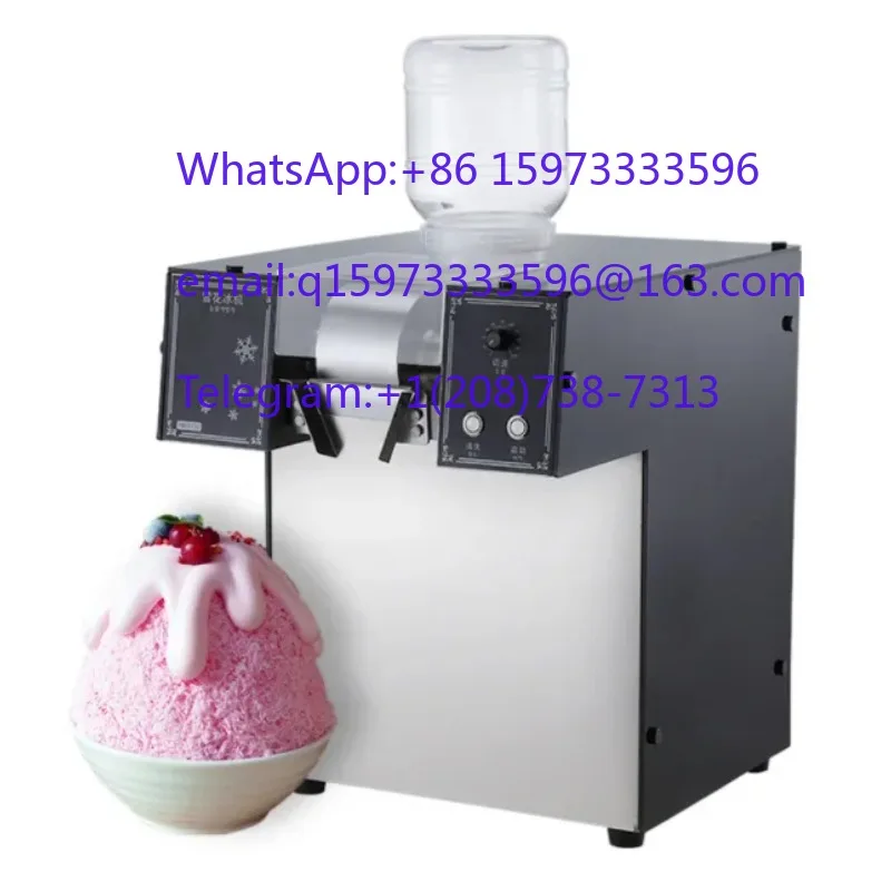nowflake Flake Ice Maker Commercial Korean Bingsu Machine Shaved Ice Crusher for Milk Tea Shop