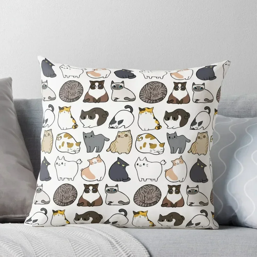 

Cats Cats Cats Throw Pillow Embroidered Cushion Cover Decorative Sofa Cushions christmas supplies pillow cover christmas pillow