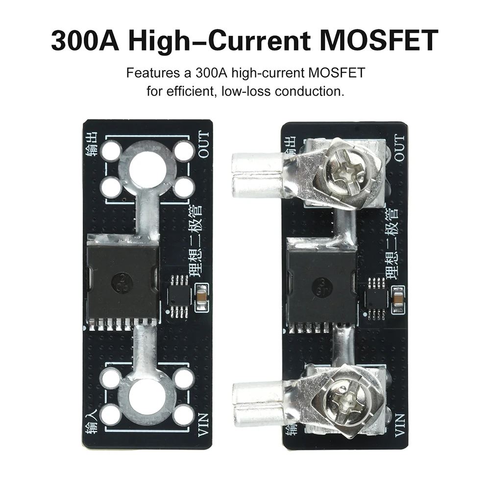 40A/65A/100A Unlimited Voltage Ideal Diode Module High Current Anti-Reverse Flow for Solar Charging & Battery Backup Systems image 2