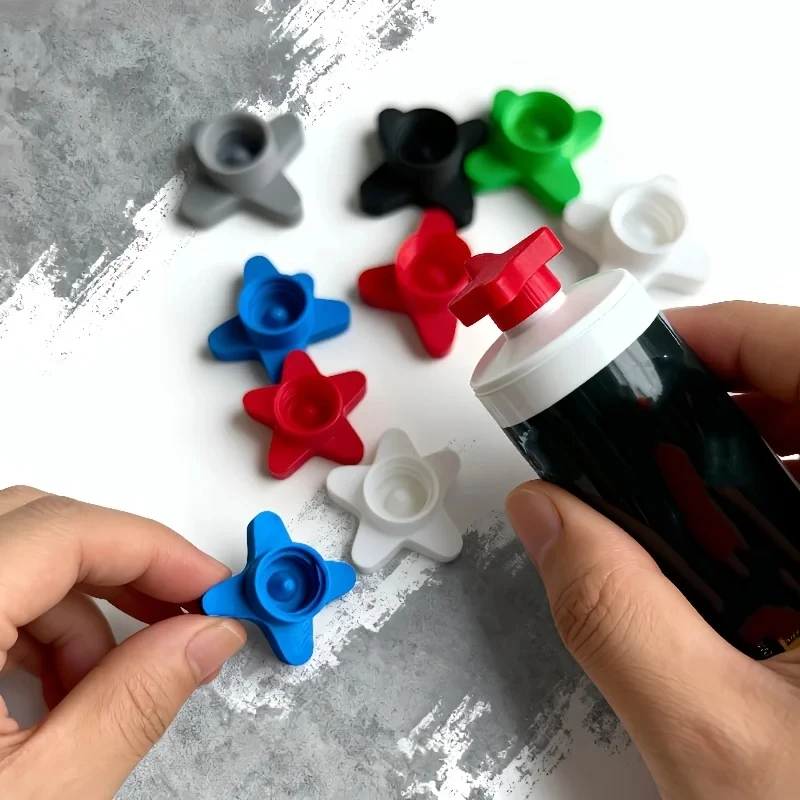6 Stück Dichtungsmittel-Schutzkappen, wiederverwendbare Verschlusskappen für Silikon-Klebstoff-Tuben, DIY, gemischte Farben – Detail 4