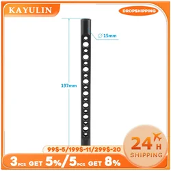 Kayulin Standard 15mm Aluminum Cheese Rod 197mm Long With M12 Female Thread For Dslr Camera Cage Rig Photo Studio Accessory