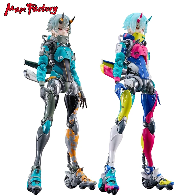 In Stock Genuine Original Max Factory & 1000Toys MOTORED CYBORG RUNNER SSX_155 DOWNTOWN TREK & PSYCHEDELIC RUSH PVC Figures Doll