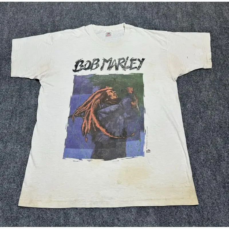 Vintage 1993 Officially Licensed Bob Marley T Shirt Double Sided 90s Men Äôs XL