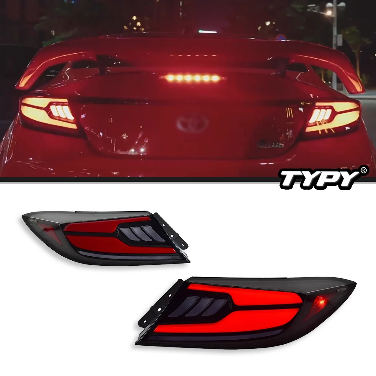 

TYPY Car Taillight For Toyota GR86 BRZ 2022-2023 LED Projetor Tail Lamp Daytime Running Light Lamp Turn signal Automotive Acces