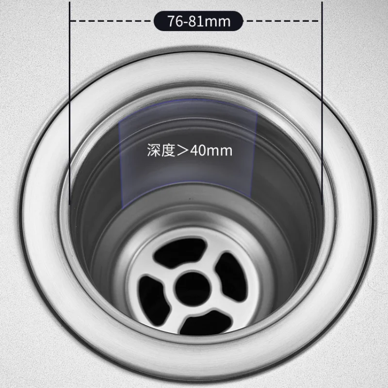 

*Kitchen sink press type bouncing core sewer stainless steel filter
