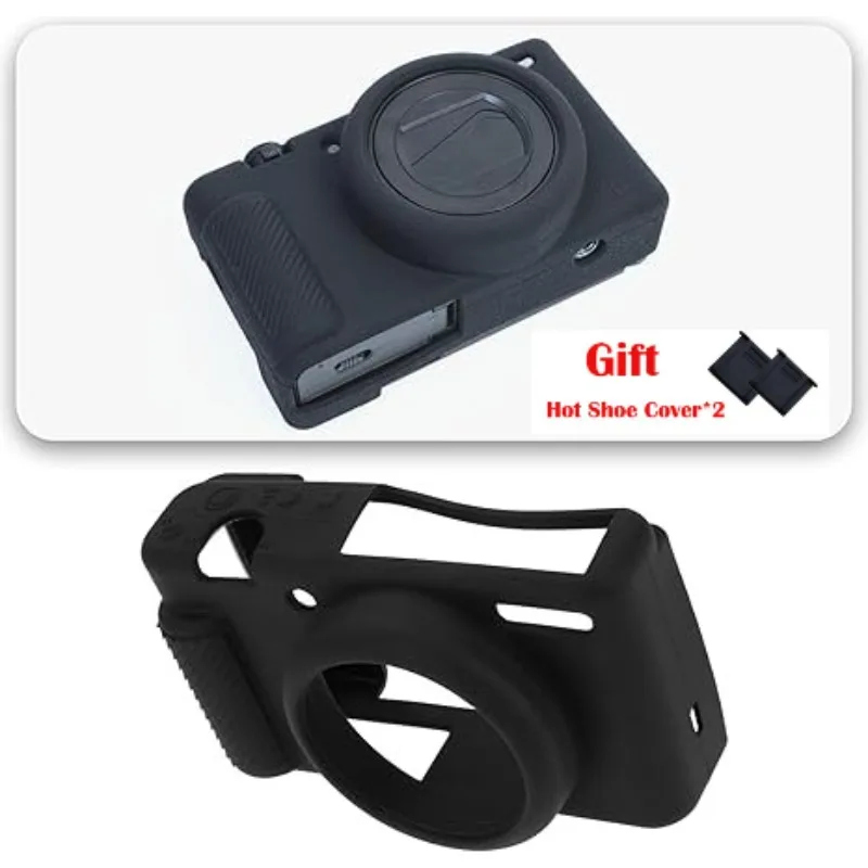 

For Sony ZV1F Accessories Camera Bag Special Photography Protective Cover Soft Shell Bag Silicone Case zv-1f + Hot Shoe Cover
