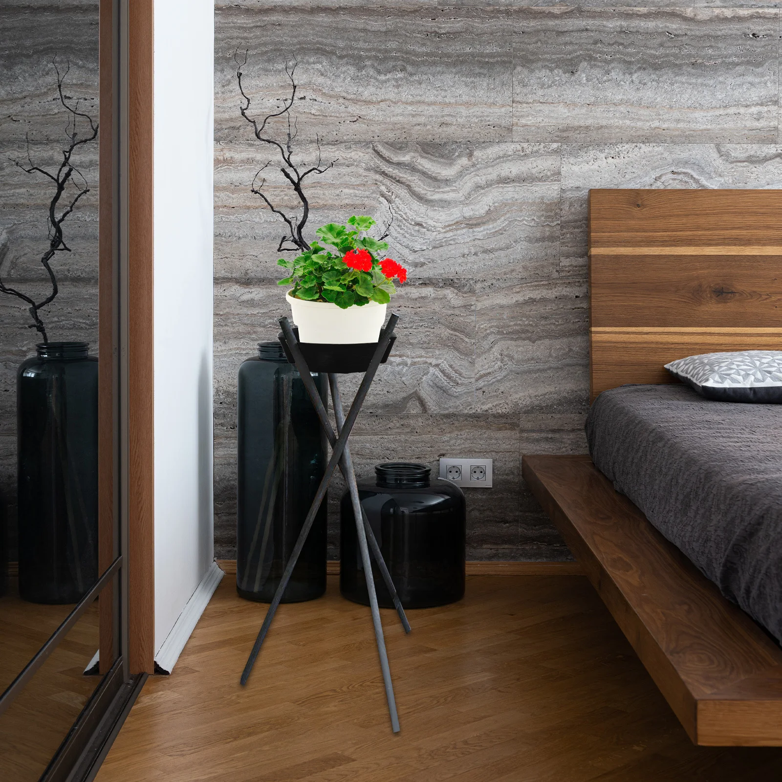 

2Pcs Plant Pot Saucer Plastic Wear Resistant Business Plant Tray Flower Pot Drainage Drip Tray for Indoor Outdoor