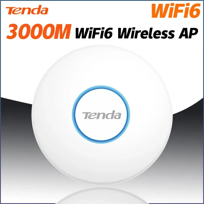 

Tenda 3000 Мбит/с Wi-Fi расширитель диапазона Беспроводная точка доступа Двухдиапазонный 2,4G + 5 ГГц Маршрутизатор высокой мощности WiFi6 Точка доступа AP Маршрутизатор Ubiquity