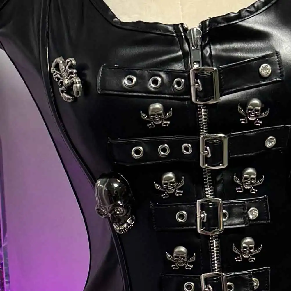 Y2K بلايز ايمو لتقوم بها بنفسك Kawaii الدانتيل يصل 90s Harajuku E-الفتيات يدوية في سن المراهقة الجرونج ملابس للنادي الشرير الصخرة القوطية الدبابات مشد ايكو #4