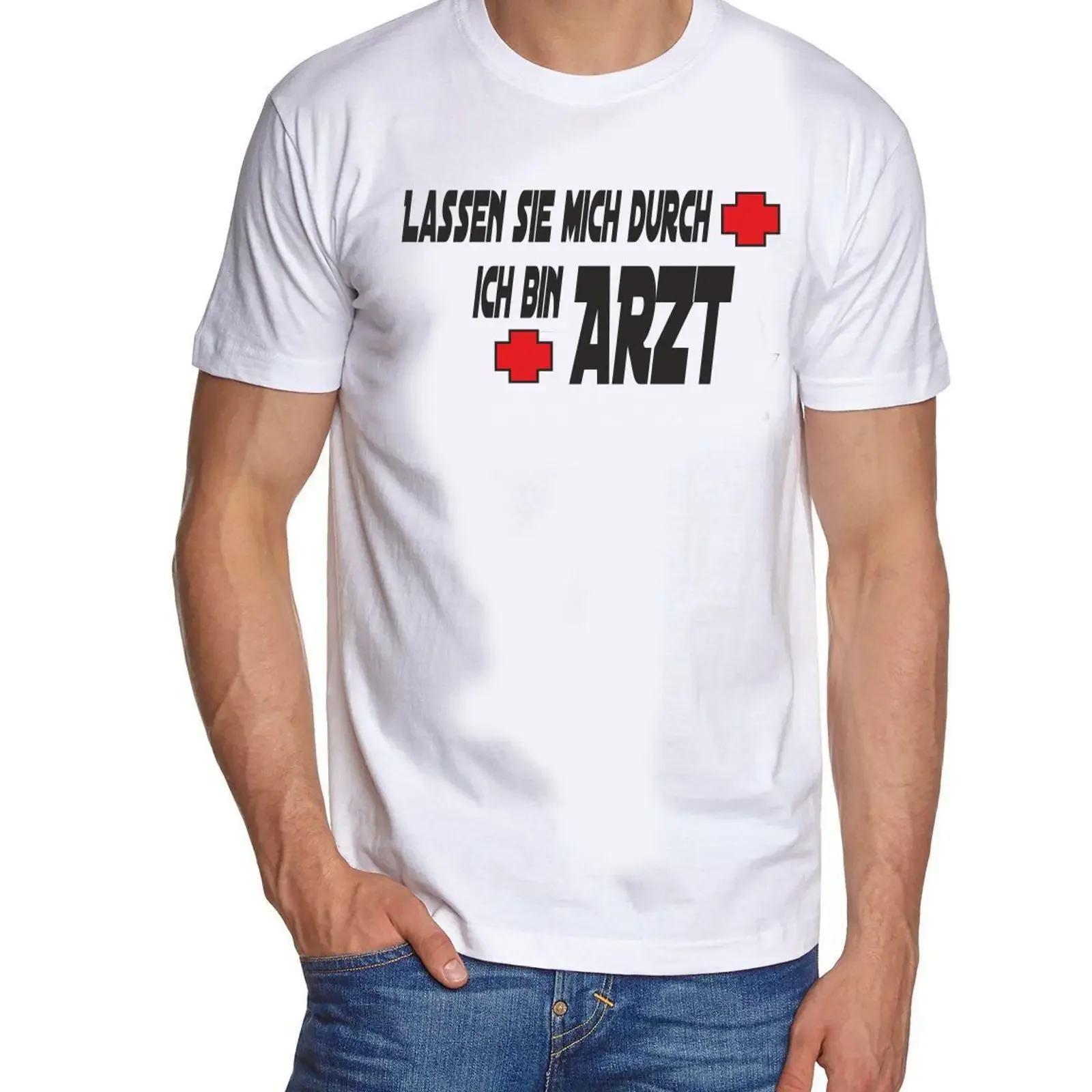 Let Me Through I'm a Doctor T Shirt S XXL Fun White vintage Washed Comfortable Stylish Soft Casual streetwear homme Unisex