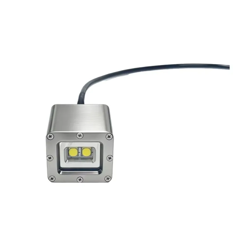 FD LL 25A 25W 2500lm Square Underwater LED Light 300m Rated Depth 316L Stainless Steel Subsea Light for ROV