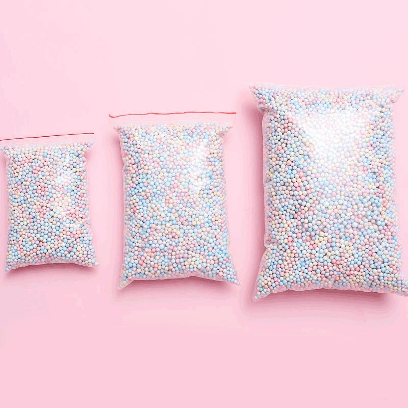 さまざまな色の発泡スチロールのボール,ジュエリーやギフト用の小さな丸いフォームの充填材料,25g,50g