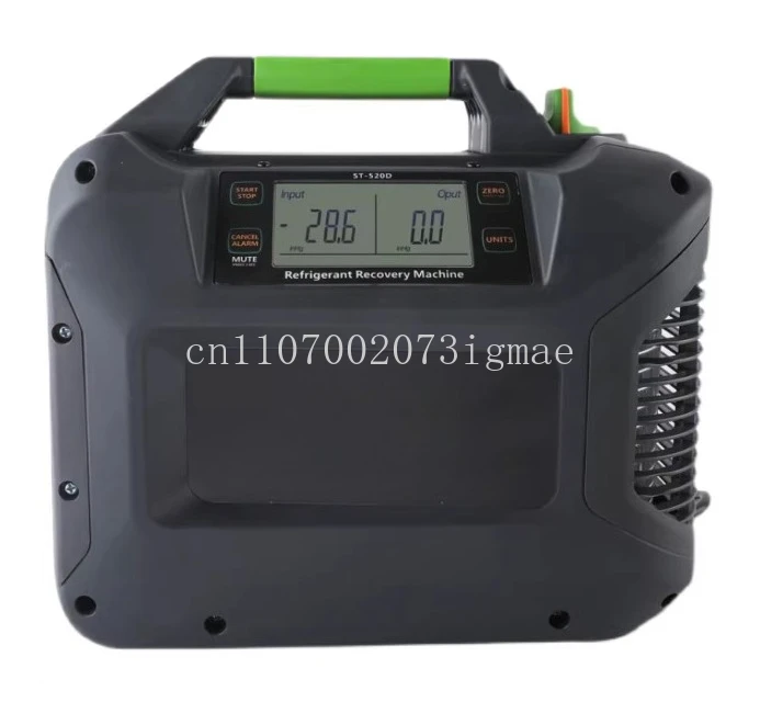 ST-520D Refrigerant Recovery Machine Portable Car Air Conditioning Maintenance Compressor 220V DC Brushless Motor