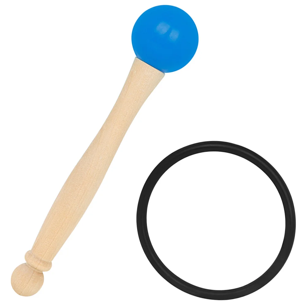 

Rubber Ring Crystal Bowl Mallets for Sound Bowls Singing Accessory Percussion Wood Stick