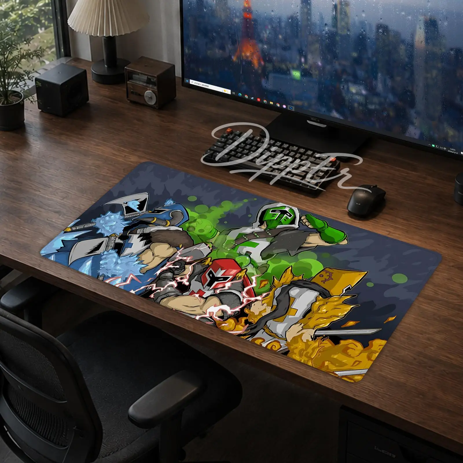 Game Castlecrashers Mouse Pad Office Large Desk Mat Gaming Mousepad Rubber Bottom Non-Slip Cushion 900X400