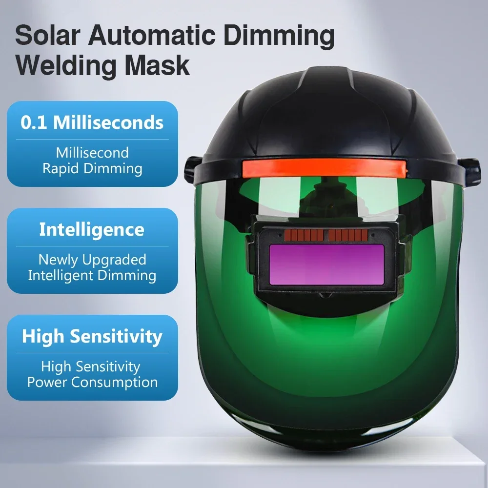 TIG MIG Welding Welding mask Solar Automatic Battery Electric helmet Auto Darkening Welding Mask Plasma Grinding