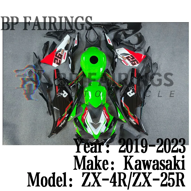 Kit Fit For KAWASAKI Ninja ZX-4R ZX-25R 2019-2023 Bodywork set ZX-4RR 2019 2020 2021 2022 2023 ABS Injection Motorcycle Fairings