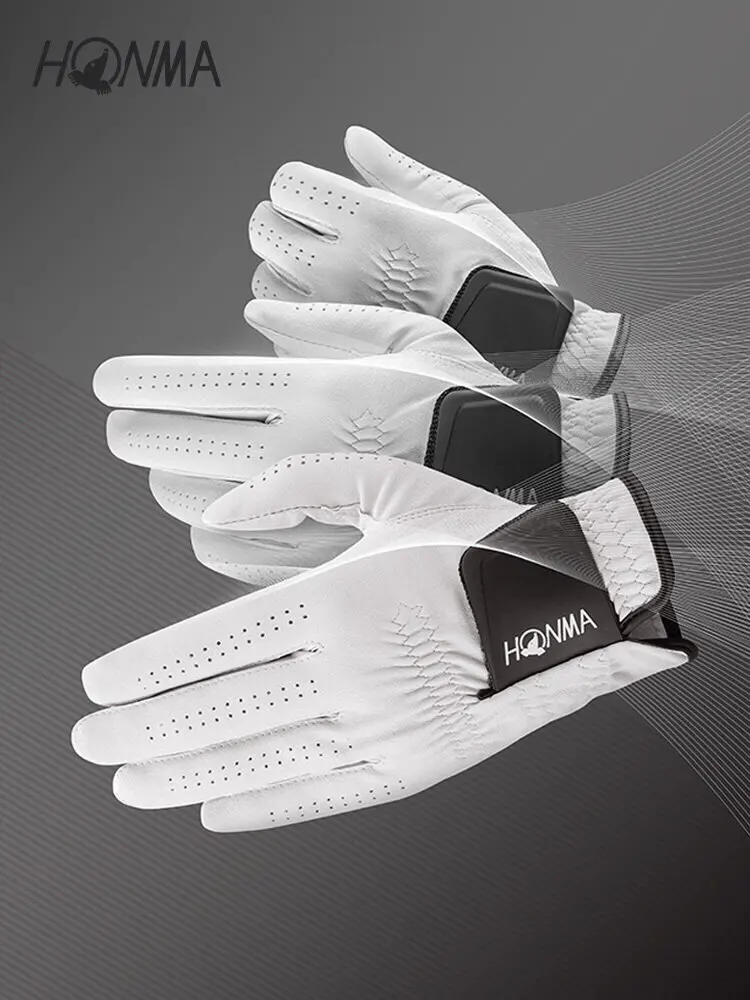 gant-de-golf-honma-pour-hommes-cuir-synthetique-de-qualite-superieure-toucher-doux-respirant-antiderapant-gants-de-sport-pour-l'entrainement-accessoires-de-golf