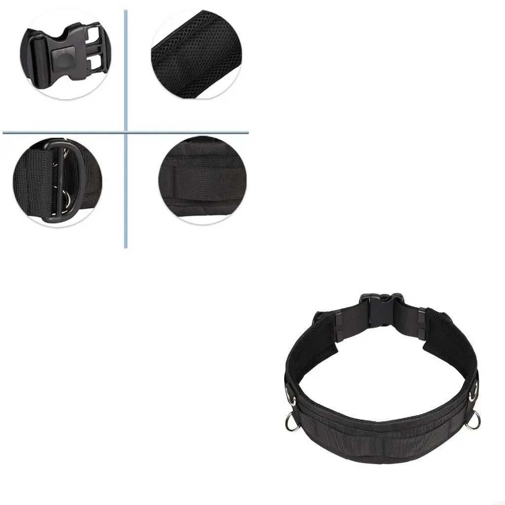 Black Camera Waist Belt Clip Backpack Strap Hanger For Mens Belts