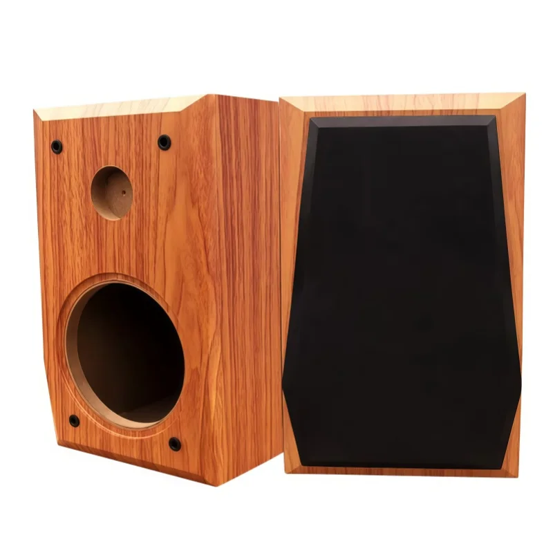 

6.5-inch Empty Speaker Box Tweeter Woofer Hole Box Audio Modification Wooden Speaker Housing 1Piece Bookshelf Speaker Box 146mm