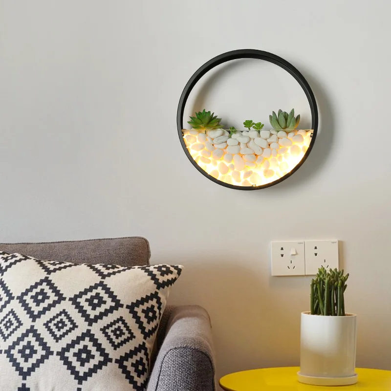 

Modern minimalist wall lamp Bedroom bedside lamp Nordic living room corridor corridor lamp Creative TV background wall