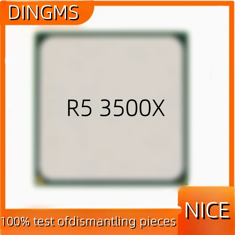 Usado Amd ryzen 5 3500x 6 núcleos 6 hilos ddr4 4,1 ghz b450 soquete am4 novo procesador cpu serie 3000 r5 3500x tdp 65w