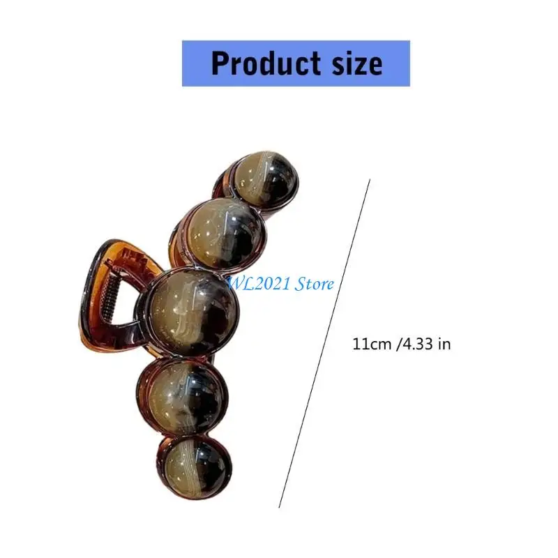 G5GC أنيقة الشعر مخلب شعر قوي آمن عقد مقطع هندسي الشعر حامل ذيل حصان لتسريحات الشعر الأنيقة كل يوم ارتداء #6