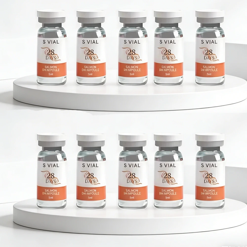 

Корейский набор сывороток-бустеров для кожи с ДНК лосося и золотом, 3 мл: сужение пор, увлажнение, осветление, уход за кожей лица