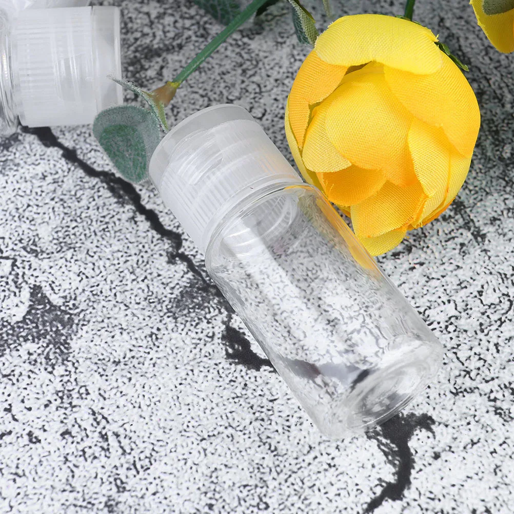 24 قطعة زجاجة محلول زجاجة فرعية لمستحلب إعادة الملء زجاجات ماكياج السفر موزعات واضحة مادة Pp الحيوانات الأليفة