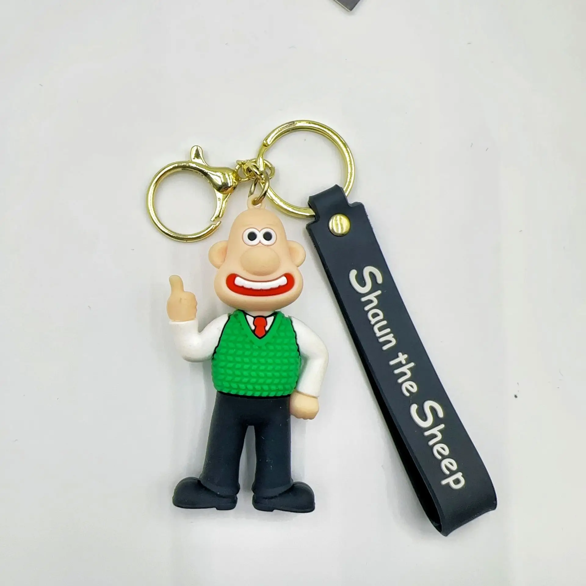 Cartoon cute lamb Shaun keychain pendants, cars, bags, luggage accessories, small gifts for children