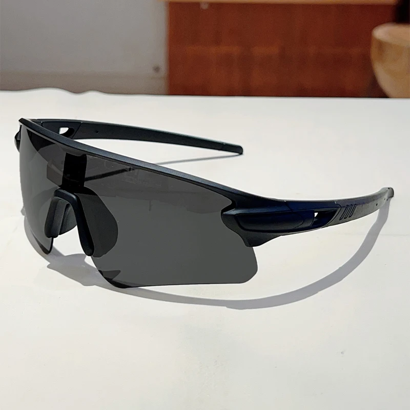 KAMMPT Y2k Sportbrille für Herren, 2025, neue halbrandlose Spiegel-Outdoor-Radsport-Sonnenbrille, umwickelt, runde, winddichte Sonnenbrille zum Angeln – Detail 6