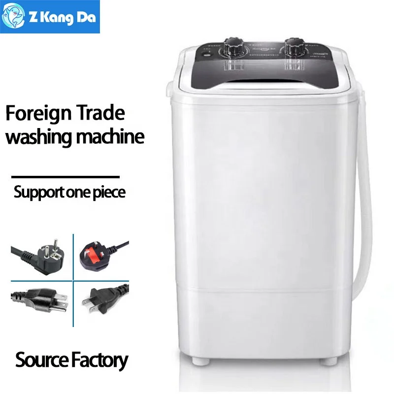 American preferenceCross-border 7.5kg 3 In1 Function Large Capacity with Blue Light Function Shoes Washing Machine Mini Clothes 