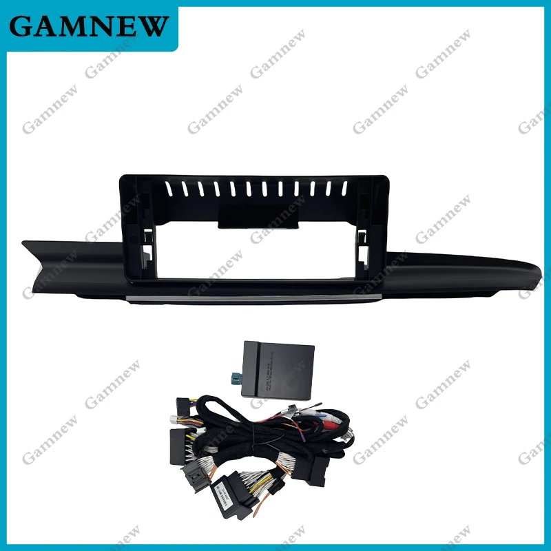 12.3 Inch Car Frame Fascia Adapter Canbus Box Decoder Android Radio Dash Fitting Panel Kit For AUDI A6 A6L 2012-2018
